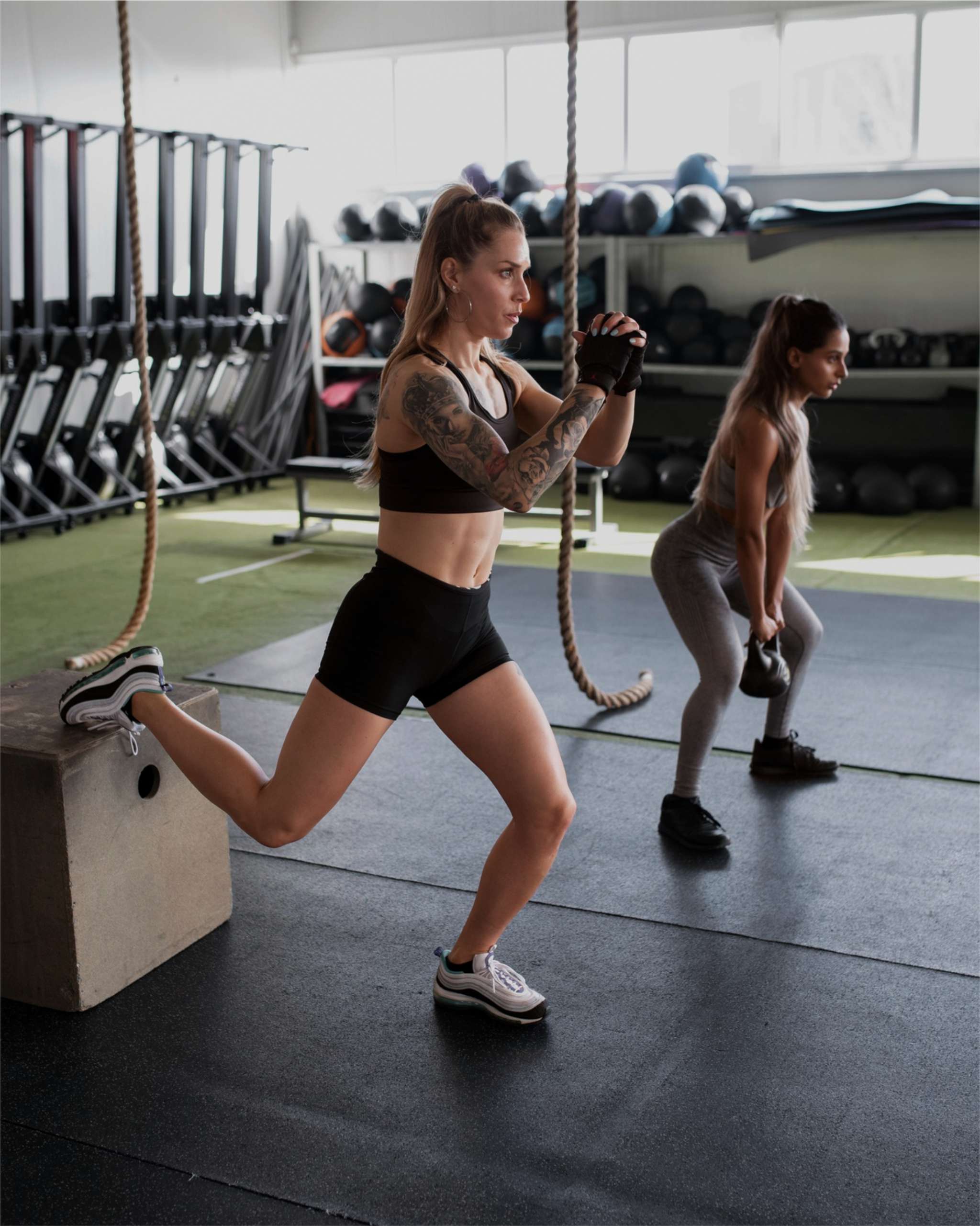 alulas de grupo de cross training no line fitclub em gandra
